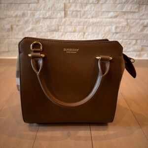 Burberry Dark Brown Satchel Bag